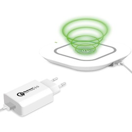 Celly -KIT 3 IN 1 Wireless PAD QC30 Cable White