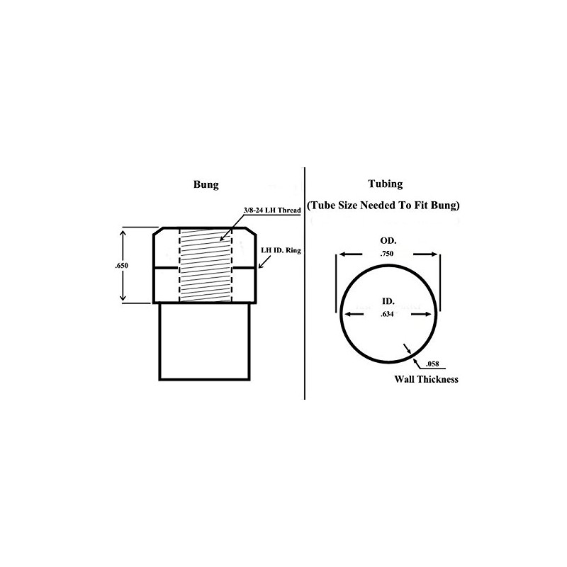 QS Components 3/8 X 3/8-24 Chromoly Panhard Bar Kit with