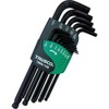 TRUSCO TBRI-13S Ball Point Hex Key Set of 13 (Inch