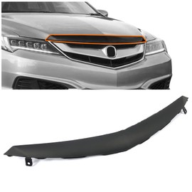KUAFU Grille Trim Compatible with 2016-2018 Honda Acura ILX Base Upper Grill Molding Replacement for AC1217106 71127TX6A50ZE Black