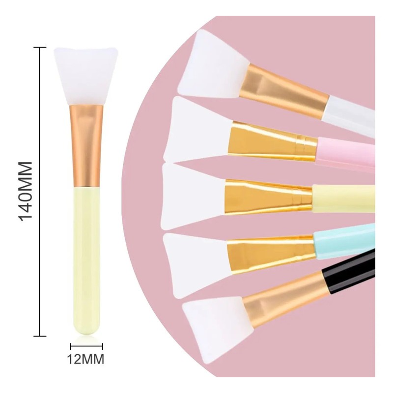 Brocha Facial Y Corporal Aplicador De Mascarilla De Silicona