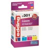 Edding 18-301 EDD-301 CMY Ink Cartridge Replaces Canon CLi-526C /