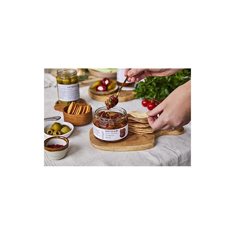 Odysea Sun-Dried Tomato Meze, Glass Jar, 230 g