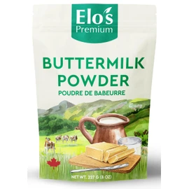 Buttermilk Powder 8oz | PRODUCT OF CANADA| Premium Quality Dehydrated Buttermilk | Ideal for Baking, Cooking, and Beverages | Adds Rich Creamy Flavor | Convenient and Long Shelf Life | By Elo's Premium
