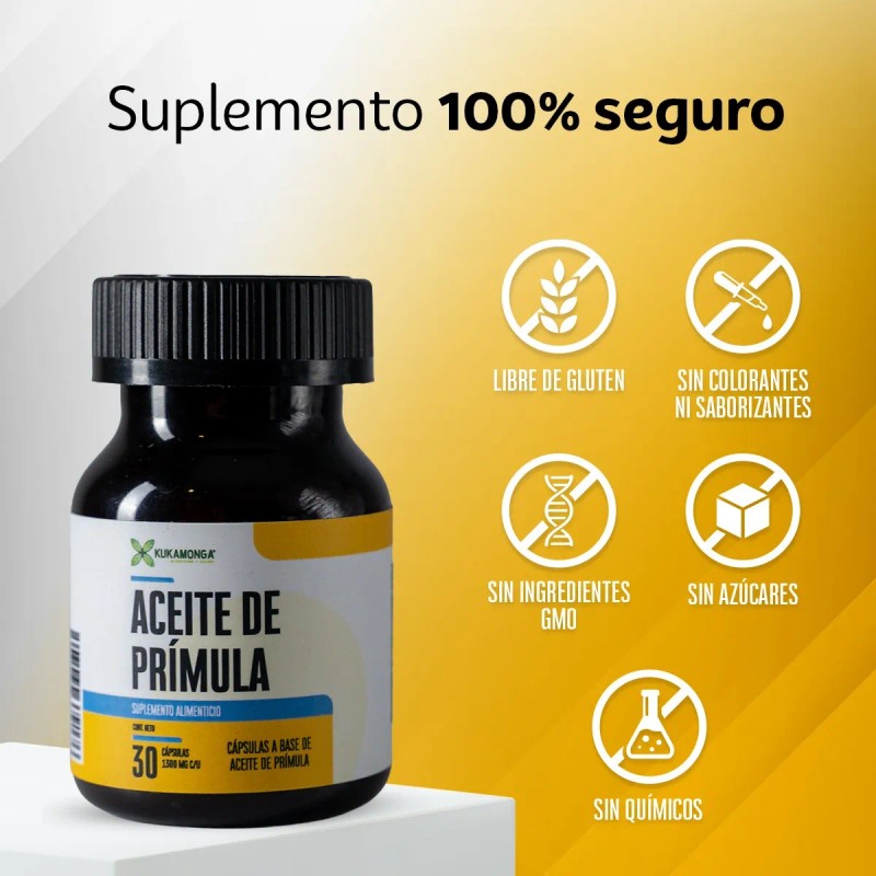 Aceite De Prmula Rico En cidos Grasos 30 Caps Sin