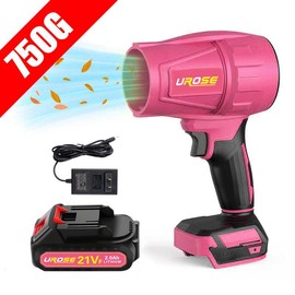 [1000G Thrust]Cordless Leaf Blower Violent TurboFan,BrushlessPure Copper Motor Jet Fan With Battery,CordlessTurbo Super Power Air Duster, Handheld PowerfulDryer for Car,Car Drying after Wash, SnowRemoval:_1000G-Wind Thrust-Pink