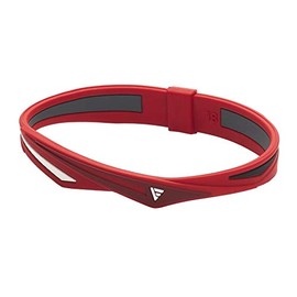 Phiten Bracelet RAKUWA Bracelet EXTREME Twist, Red/White, 7.1 inches (18 cm)