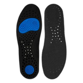 BAMA Balance Deo Insoles - Anatomically Shaped and Padded Shoe Insoles Cover with Silpure, Odour Neutralising Foot Inserts Designed to Provide Support to Feet 1 Pair - UK 3-36 EUR