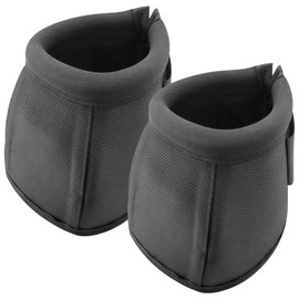 Toyosport Equine Ballistic Bell Boots，Shock-Absorbing Horse Boots, Protective Hoof Guards for Horses, Ideal for Training, Riding, and Competitions, Sturdy Oxford Cloth Fabric