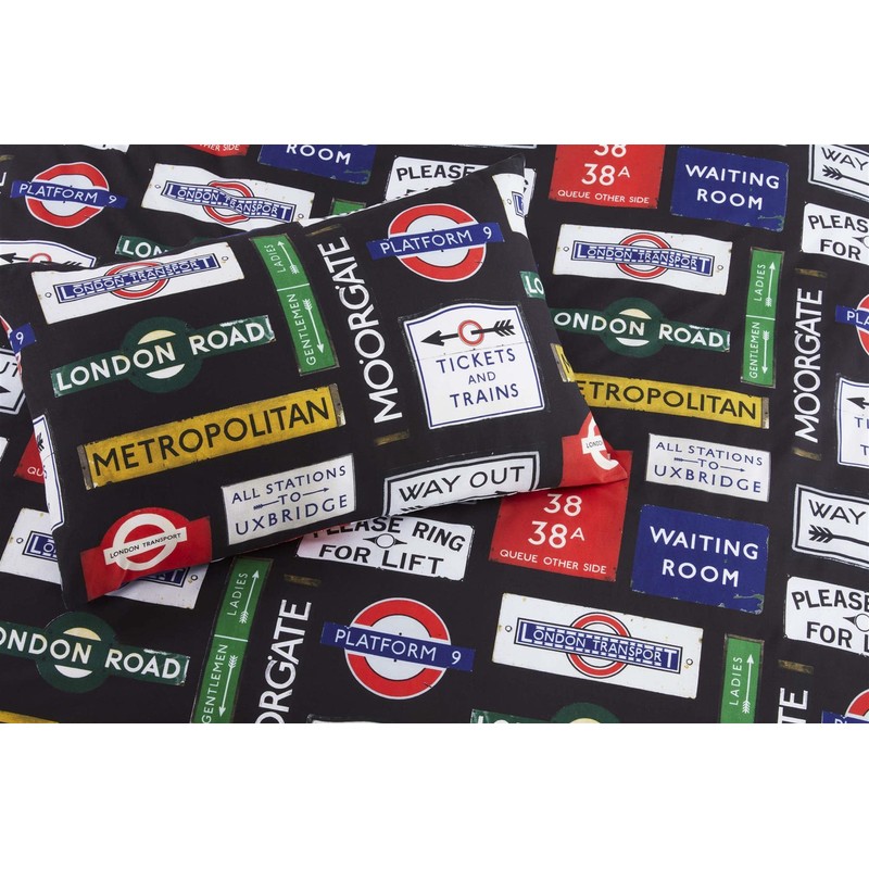 Rapport Home TFL (Transport for London) Signs Duvet Cover Set