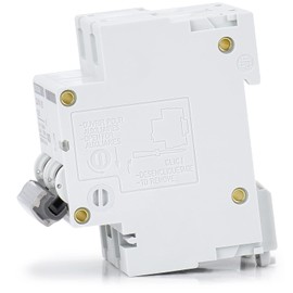 Chtaixi AC Miniature Circuit Breaker, 125 Amp 120V/240V 2 Pole DIN Rail Mount Circuit Breaker, Thermal Magnetic Trip, Solar AC Disconnect Switch MCB 2P C125