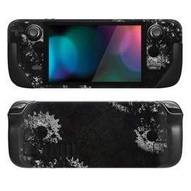 PlayVital Full Set Protective Skin Decal for Steam Deck LCD, Custom Stickers Vinyl Cover for Steam Deck OLED - Gears & Scratches