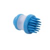 Dexas ScrubBuster Silicone Dog Washing Brush with Built-in Shampoo Reservoir,