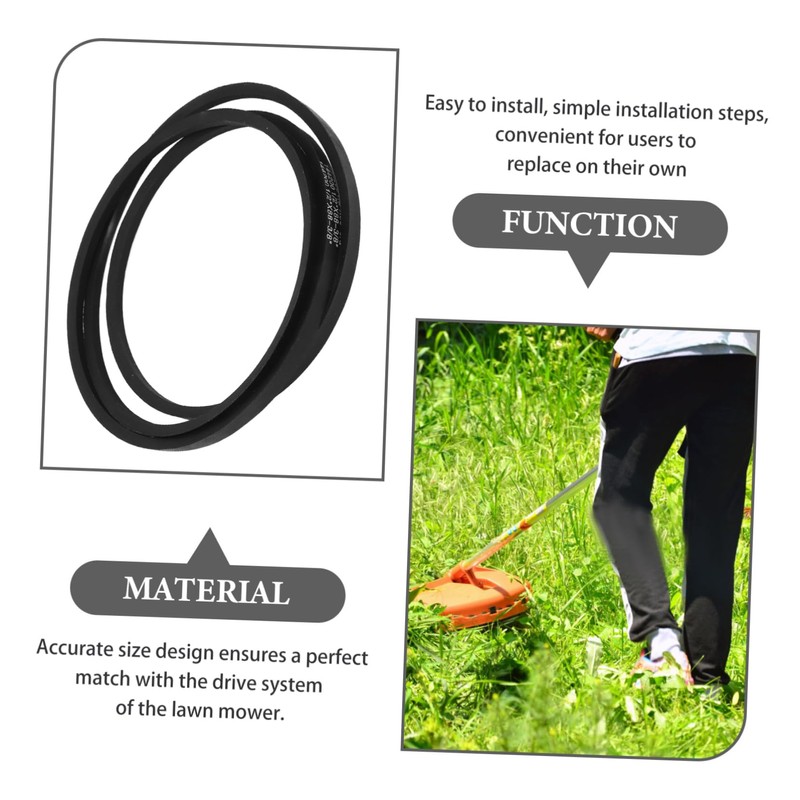 BESPORTBLE Riding Mower Drive Belt 1/2'' '' High Strength Rubber