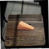 KONTONTY 6 pcs Textured Wooden Boards for DIY Crafts Natural