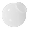 WHAMVOX Milky White Glass Spherical Lampshade Replacement for Lights Elegant