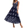 Summer Dresses for Women 2025 Boho Floral Maxi Summer Floral