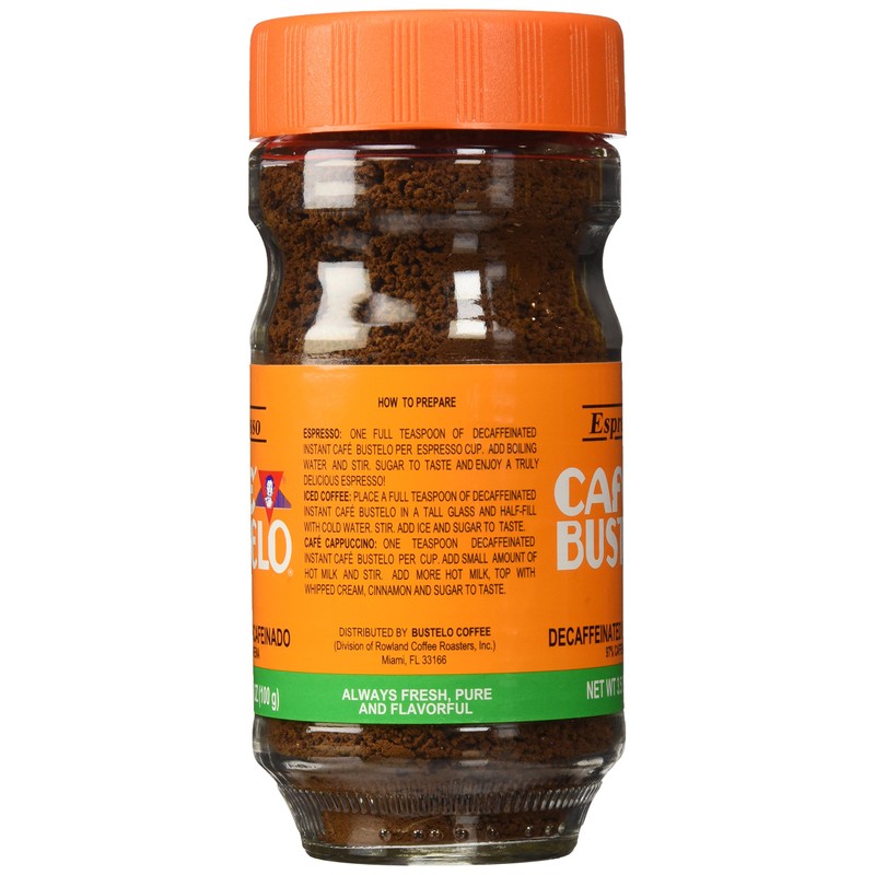 Bustelo Instant Decaf Coffee, 3.5 oz