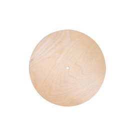 Rayher Piastra per orologio in legno, rotonda, diametro 25 cm, spessore piastra 6 mm, foro ø 7,6 mm, certificato FSC, disco in legno, disco in legno, parabrezza, orologio fai da te, in legno, 69239505