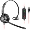 Callez USB Headset with ENC 2 Noise Cancelling Mics for