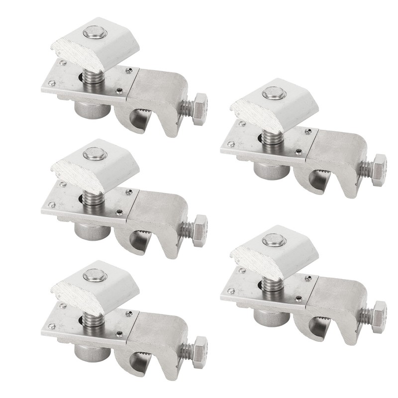 5Pcs Solar Panel Grounding Lugs PV Mounting System Metal Clips