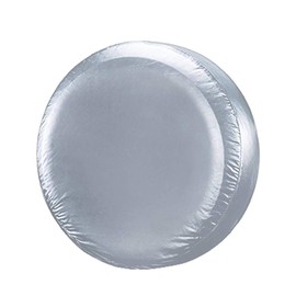 Etopar Universal 16 Inch Silver Spare Wheel Cover Tyre Cover for All Diameters (76 cm-79 cm/30-31 Inches) Trailer Car PVC Waterproof Protection