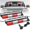 ELECHOI Red/White 2 in 1 Firefighter Emergency Dash Strobe Light