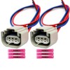 LIZAPUS 2pcs H13 9008 Headlight Connector Compatible with Ford F-150