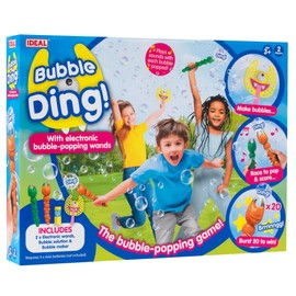 IDEAL | Bubble Ding! The bubble bursting game | Kids Games | Outdoor Games | For 1-2 Players | Ages 3+, Blue