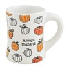Mud Pie Thanksgiving Pattern Mug, Always, 14 oz