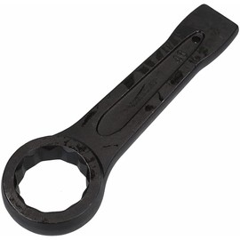 Boxonly 32MM Slogging Ring Spanner Striking Straight Handle Box End Wrench Metric Single