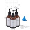 GOYISEE Shampoo and Conditioner Dispenser for Shower Wall 3 Chamber,Refillable