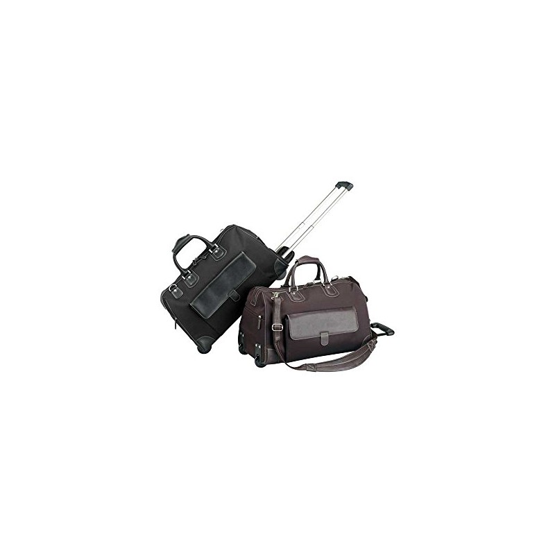 Bellino 22" 2-Wheeled The Pilot Travel Duffel Color: Black