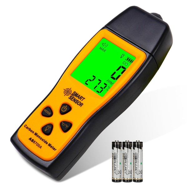 Lunarlipes Carbon Monoxide Detectors, Portable CO Detector with Temperature Sensor