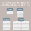 BLISSFORD - 4 Pack Fitted Hospital Bed Sheets with Elastic