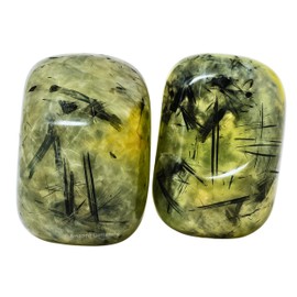 Amazing Gemstone Amazing Gemstone Prehnite Crystals and Healing Stones Tumbled - 1000+ Carats Prehnite Stone, Natural Healing Stones for Energy Balance, Stress Relief - Premium Polished Gems Rocks for Meditation