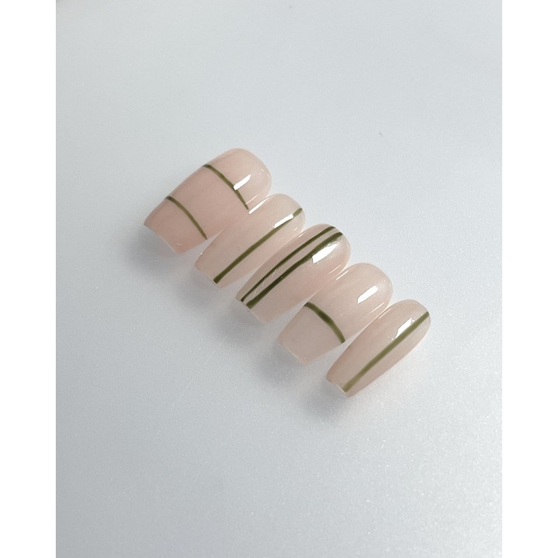 Plki Handmade Nail Tips - Long Ballerina / 플키 수제네일팁