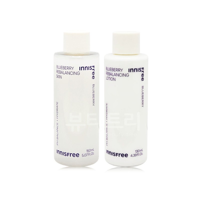 Innisfree Blueberry Rebalancing Skin 150ml + Lotion 130ml / 이니스프리