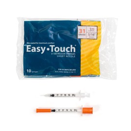 EasyTouch® U-100-31G 0.3cc/mL, 5/16" 8mm (Box of 100)
