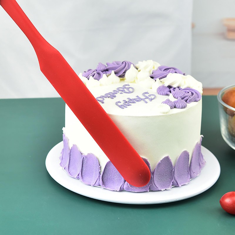 Jar Spatula,Sourdough Spatula with Long Handle,Silicone Skinny Spatula Scraper for