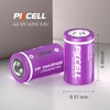 PKCELL ER14250 1/2AA 3.6V Lithium Battery,1200mAh Batteries Compatible for Dog