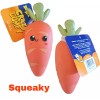 Joyhound Crazy Comfy Carrot Vinyl Small Dog Toy w/ Squeaker