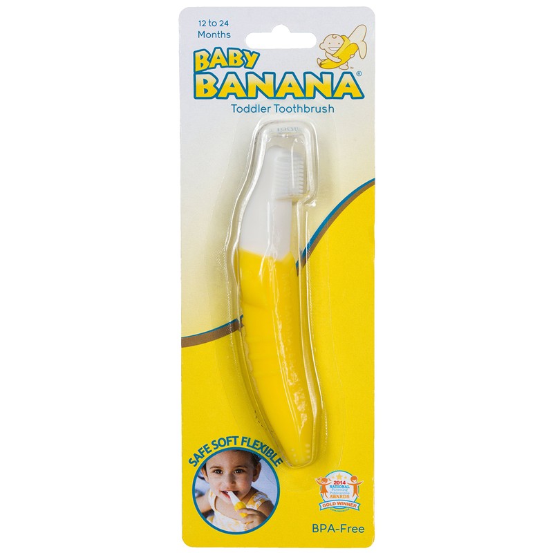 Baby Banana Bendable Training Toothbrush, Toddler