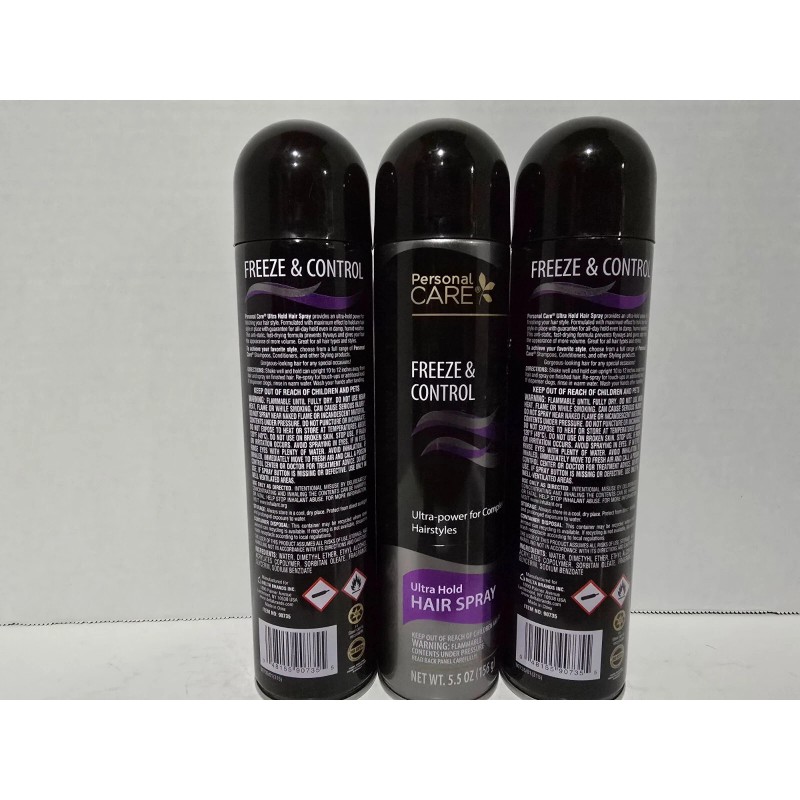 Ultra 3 Personal Care Freeze & Control Ultra Hold Hair