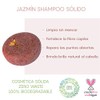 Jazmín Shampoo Sólido Orgánico 2 en 1. Brillo Saludable, Fuerza,