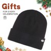 WKF Wool Blend Beanie Hat for Men Women Winter Hats