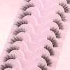 Sixstarhair Half Lashes Natural Looking Cat Eye Lashes with Clear