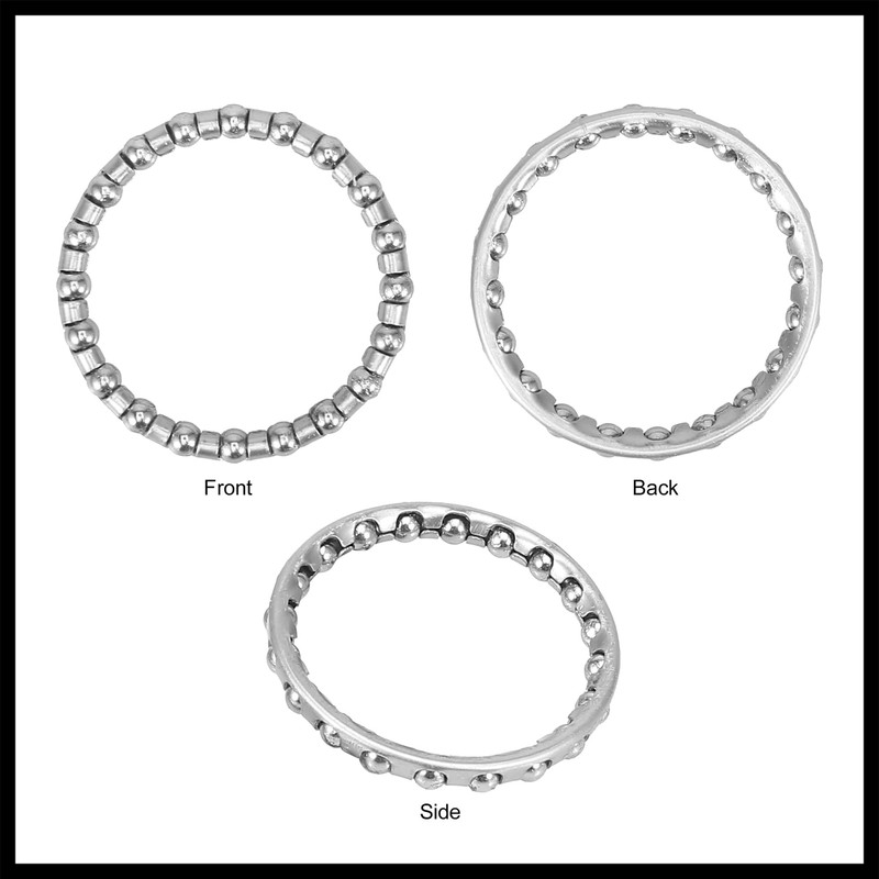 Hihaha 2pcs 40mm x 20 Bicycle Ball Bearings Crank Wheel