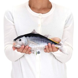 Carolata Bluefin Tuna Plush Toy (2 times measured / Length 10.6 x Width x Height 10.6 inches (27 x 9 x 11 cm) Fish, Tuna Toy, Present, Real, Boys and Girls