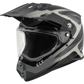 Fly Racing Trekker Helmet (Black/Grey, X-Small)
